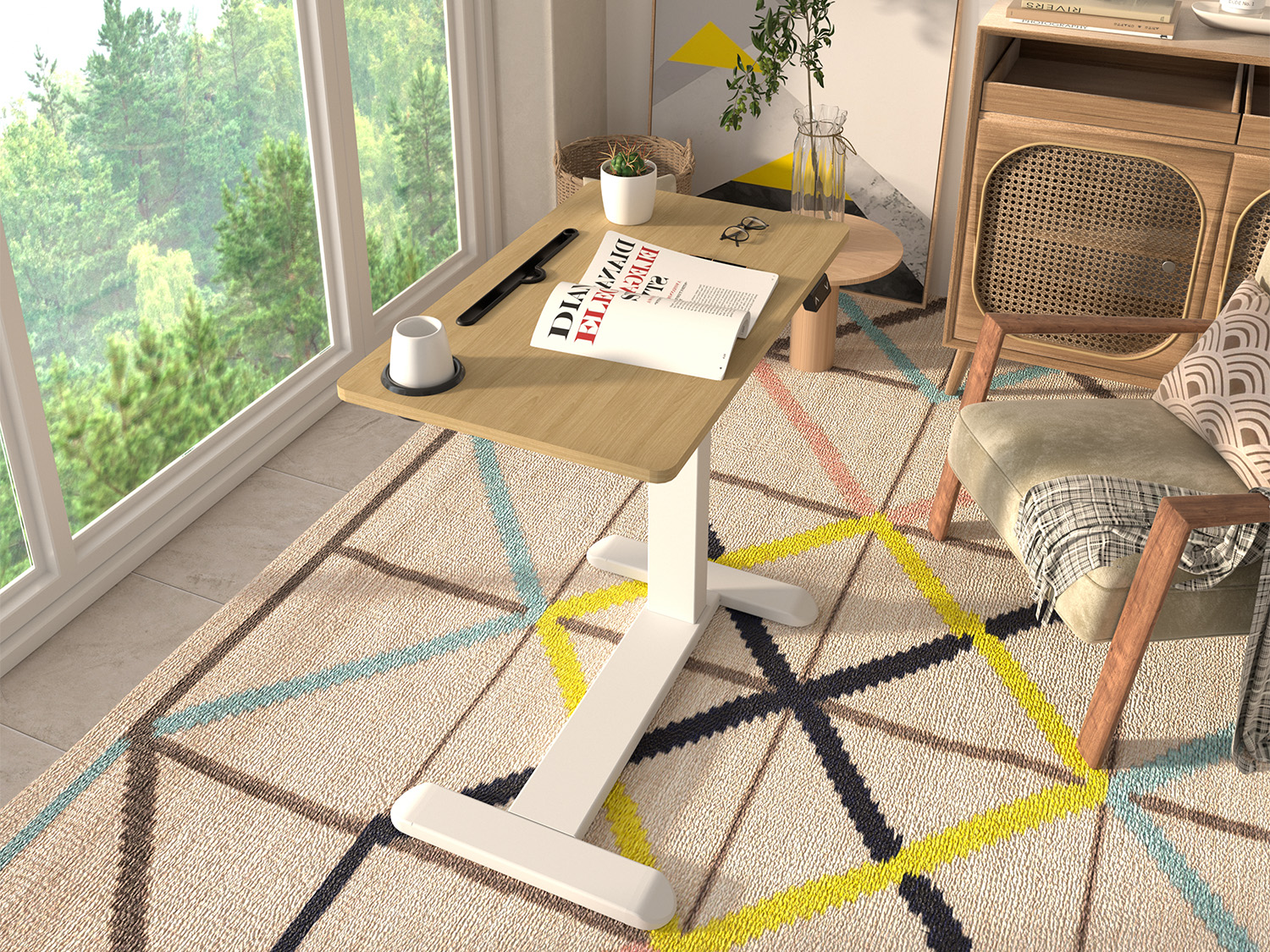 Rolling Pneumatic Table