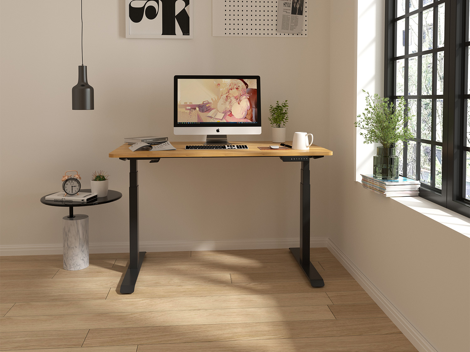 Quick-Assembly Dual-Motor Desk Frame