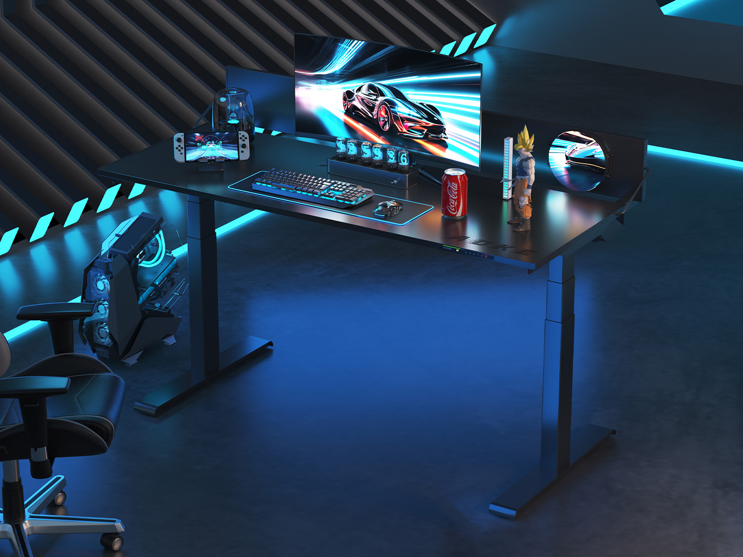 Cyber Realm Gaming Desk